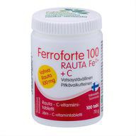 Ferroforte + С, препарат сильного железа, Таблетки, 100 шт