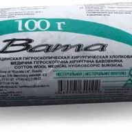 Вата нестерильная, 100 г