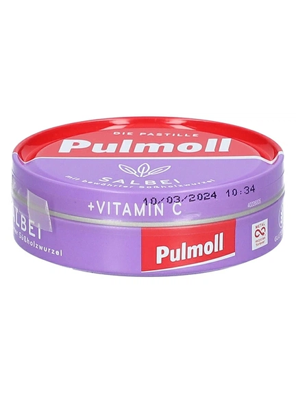 Pulmoll, Пастилки от горла, шалфей, 75 г