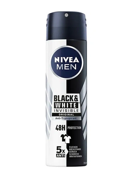 NIVEA MEN, Дезодорант Невидимый спрей для черного и белого, 150 мл