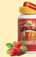 Sana-sol Vitanallet, витамин D, Капсулы жевательные, 60 шт (Клубника и малина)