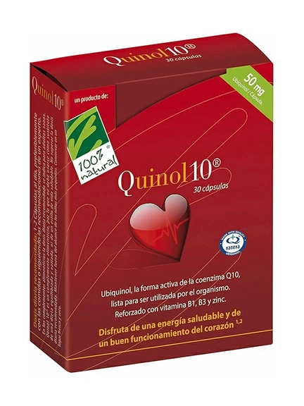 Cien Por Cien Natural, Quinol 10 50 мг коэнзим Q10