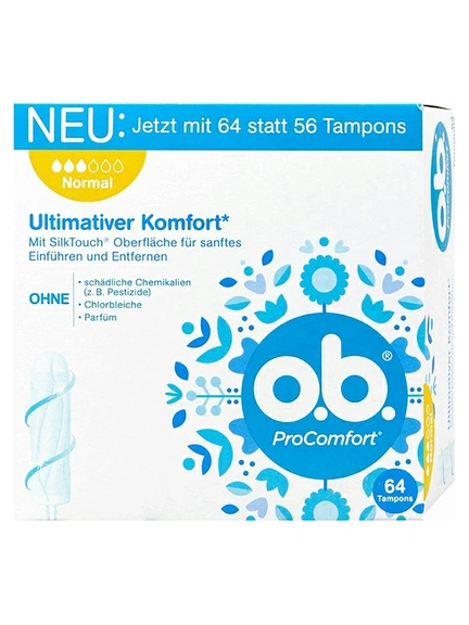 OB Pro Comfort, Нормал, Тампоны, 64 шт