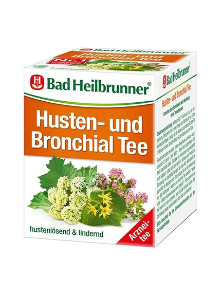 Bad Heilbrunner Чай от кашля и бронхита, 8x2 г, Фильтр-пакет