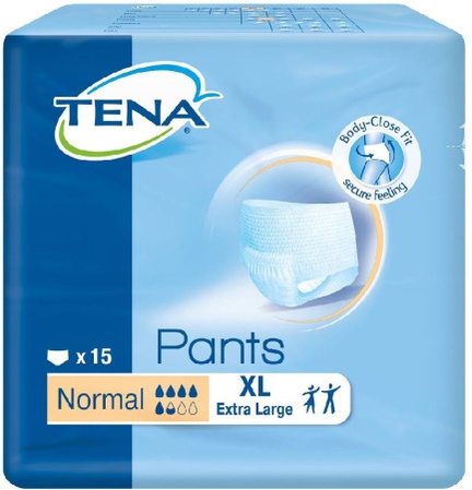 Тена Пантс Нормал, подгузники-трусы, XL, 15 шт