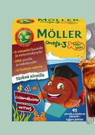 Möller Омега-3 для детей, Пастилки жевательные, 45 шт (Кола)