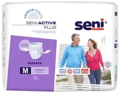 Seni Active Plus, трусы впитывающие, M, 10 шт