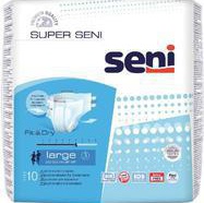 Seni Super, подгузники для взрослых, 10 шт, L