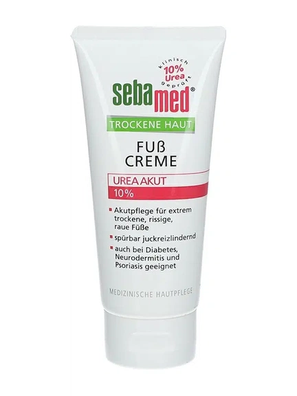 Sebamed,  крем для ног для сухой кожи, 10% мочевина, 100 мл