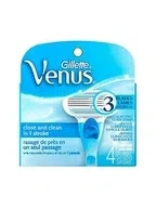 Gillette Venus, женские сменные лезвия для бритья, Лезвие для бритья, 4 шт