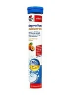 Doppelherz Aktiv, магний + кальций + D3, Шипучие таблетки, 15 шт