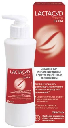 Лактацид Фарма Экстра, средство для интимной гигиены, Гель, 250 мл