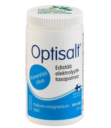 Optisalt, калий + магний, Таблетки, 190 шт