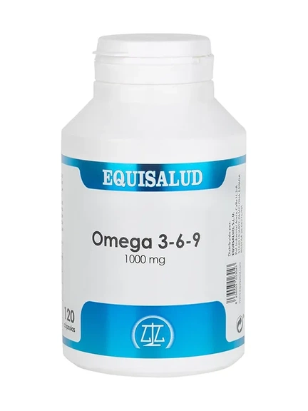 Equisalud Omega 3-6-9, пищевая добавка, содержащая Омега 3, 120 Капсул, 120 шт, Капсулы