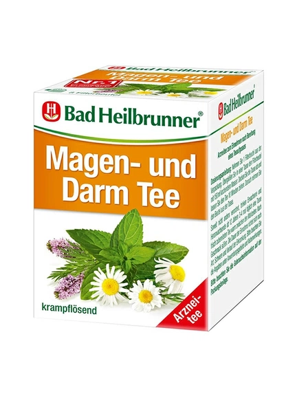 Bad Heilbrunner Чай для желудка и кишечника, 8x1,75 г, Фильтр-пакет