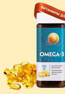 Sana-Sol, рыбий жир Омега-3, Таблетки, 150 шт