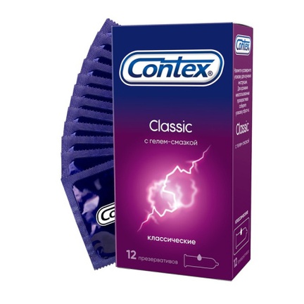 Презервативы КОНТЕКС Classic, 12 шт