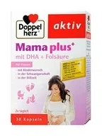 Doppelherz Aktiv, мама плюс, ДГК + фолиевая кислота, Капсулы, 30 шт
