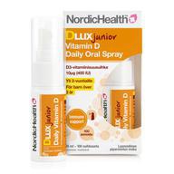 Nordic Health Dlux Junior, витамин D3, Спрей, 15 мл (Мята)
