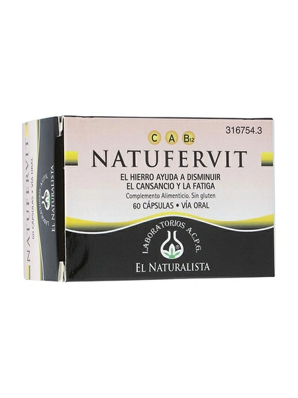 El Naturalista, Natufervit витаминный комплекс с железом, Капсулы