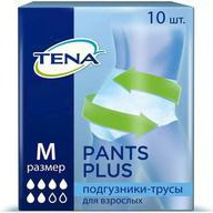 Тена Пантс Плюс, подгузники-трусы, 10 шт, M