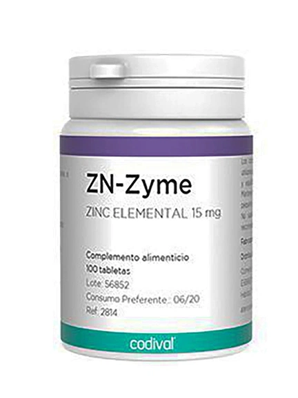 Codival, Zn-Zyme цинк 15 мг, Таблетки