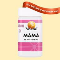 Sana-sol Mama, мультивитамины, Таблетки, 90 шт