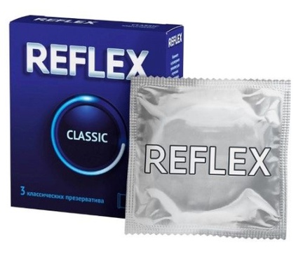 Reflex Classic презервативы в смазке, 3 шт