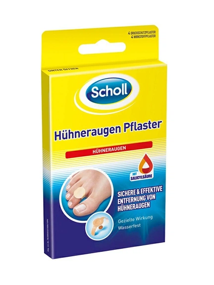 Scholl, Пластыри против натоптышей с салициловой кислотой