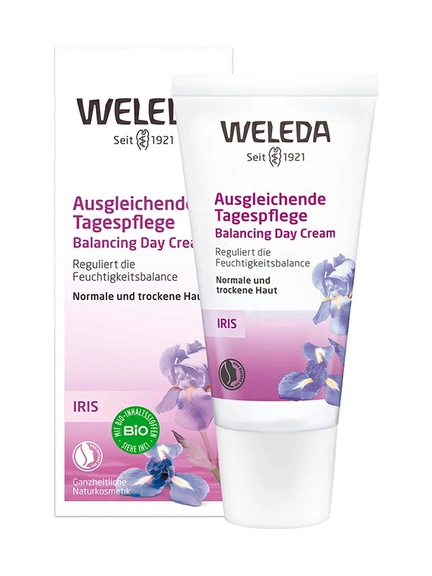Weleda, сбалансированный лосьон для лица с ирисом