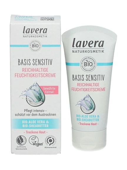 Lavera Basis Sensitiv, Насыщенный увлажняющий крем