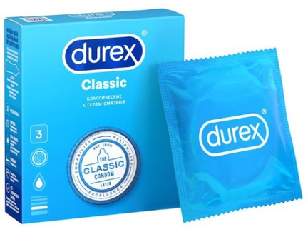 Презервативы Дюрекс Classic, 3 шт
