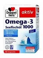 Doppelherz Aktiv, Омега-3, жир морских рыб, Капсулы, 80 шт
