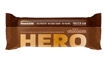 Maxim Protein Bar Hero, Батончик, 57 г (Тройной шоколад)