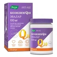 Эвалар ANTI-AGE Коэнзим Q10 Без вкуса 100 мг Капсулы желатиновые 30 шт