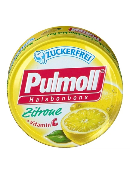 Pulmoll, Пастилки от горла, без сахара (Лимон), 50 г