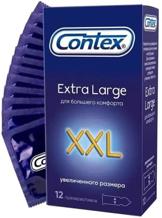 Презервативы КОНТЕКС Extra Large, 12 шт