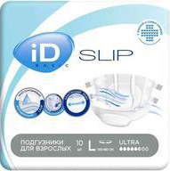 iD Slip Basic, подгузники для взрослых, 10 шт