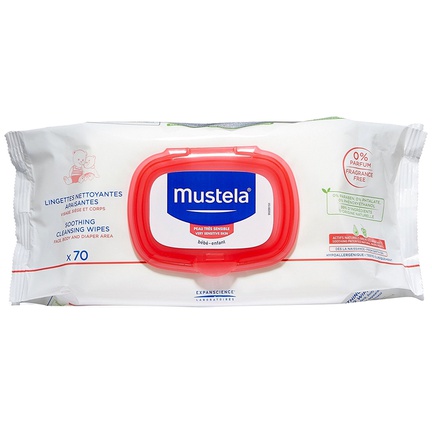Mustela, влажные салфетки с авокадо для детей