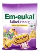 Em-Eukal, Леденцы для горла, Леденцы для рассасывания (Мед и шалфей), 75 г