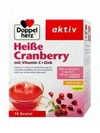 Doppelherz Aktiv, горячая клюква с витамином С + Цинк, Чай, 10 шт