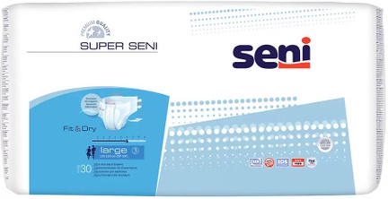 Seni Super Classic подгузники д/взрослых, 30 шт