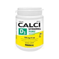 Calci Strong PURU, кальций + витамин D3, Таблетки жевательные, 120 шт (Лимон)