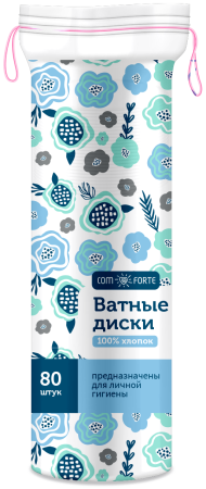 ComForte, Ватные диски, 80 шт