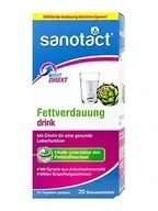 Sanotact, Шипучие таблетки Fat Digestion Drink, 20 шт