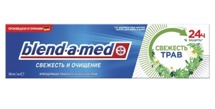 BLEND-A-MED Свежесть и очищение, Свежесть трав, Зубная паста, 100 мл