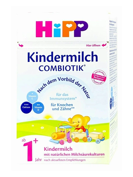 Hipp Kindermilch Combiotik 1, сухая детская молочная смесь с 1 года, 600 г