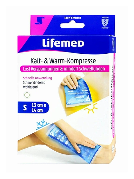 Lifemed, Компресс холод + тепло размер S 14 см x 13 см, 1 шт