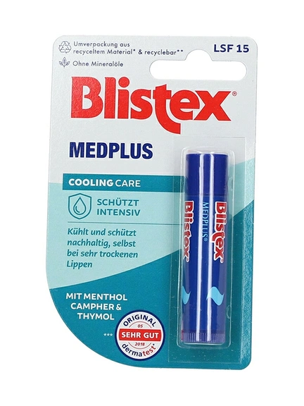 Blistex, Стик для губ с ментолом, защита от солнца SPF 15