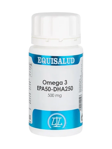 Equisalud Algas, пищевая добавка с Омега 3, EPA 50-DHA 250 500 мг, 40 шт, Капсулы